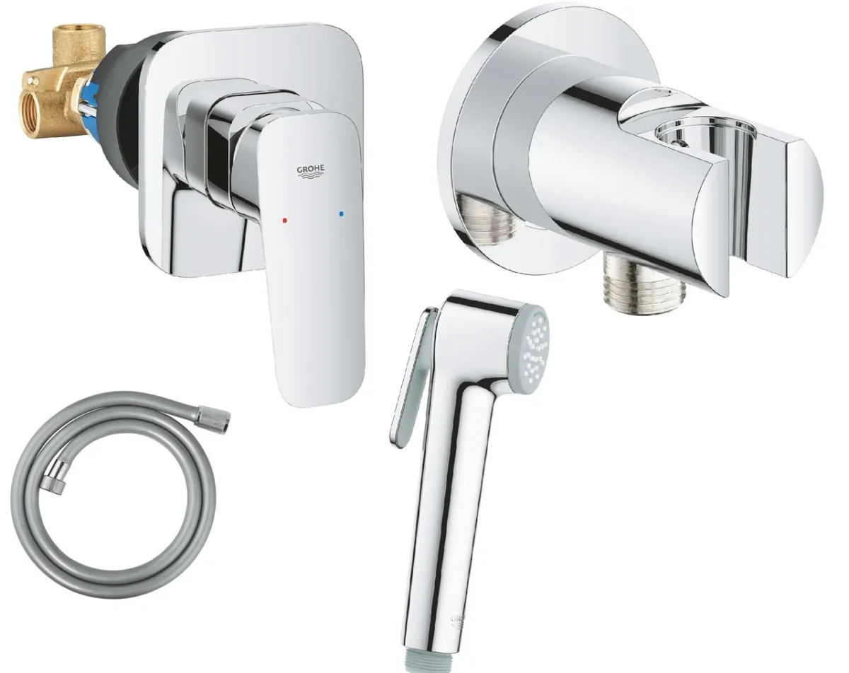 Гігієнічний душ Cubeo UA11183003, Хром, Grohe