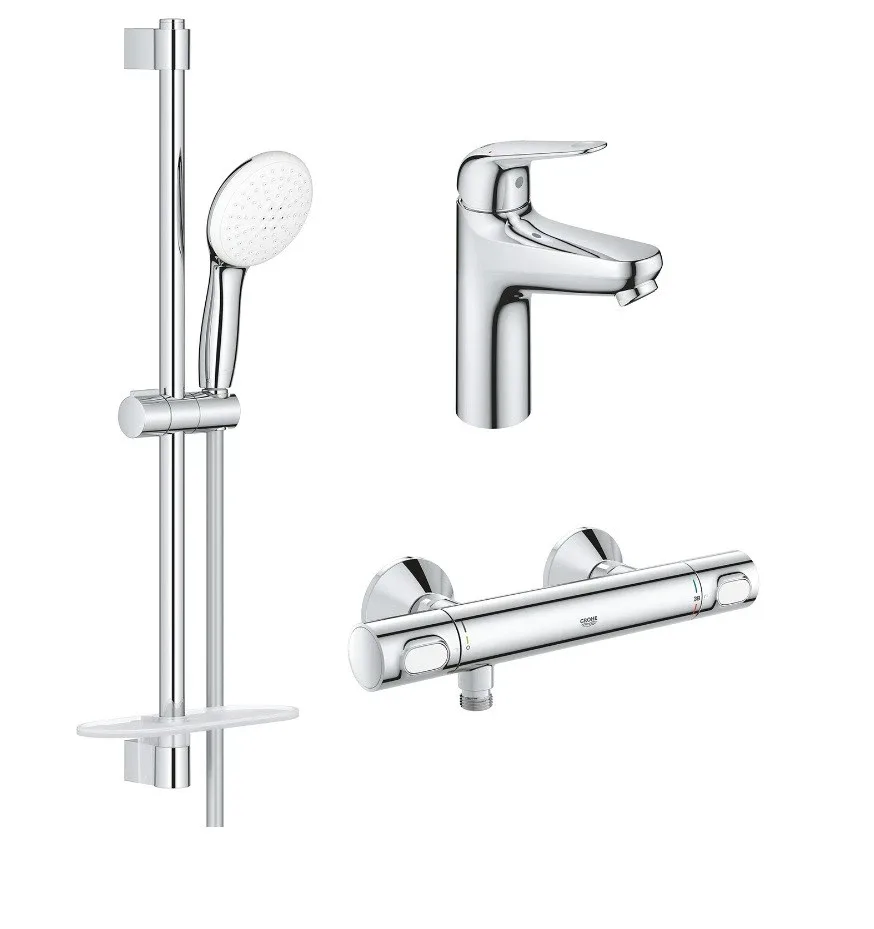 Набір змішувачів 3 в 1 Euroeco New, Grohe