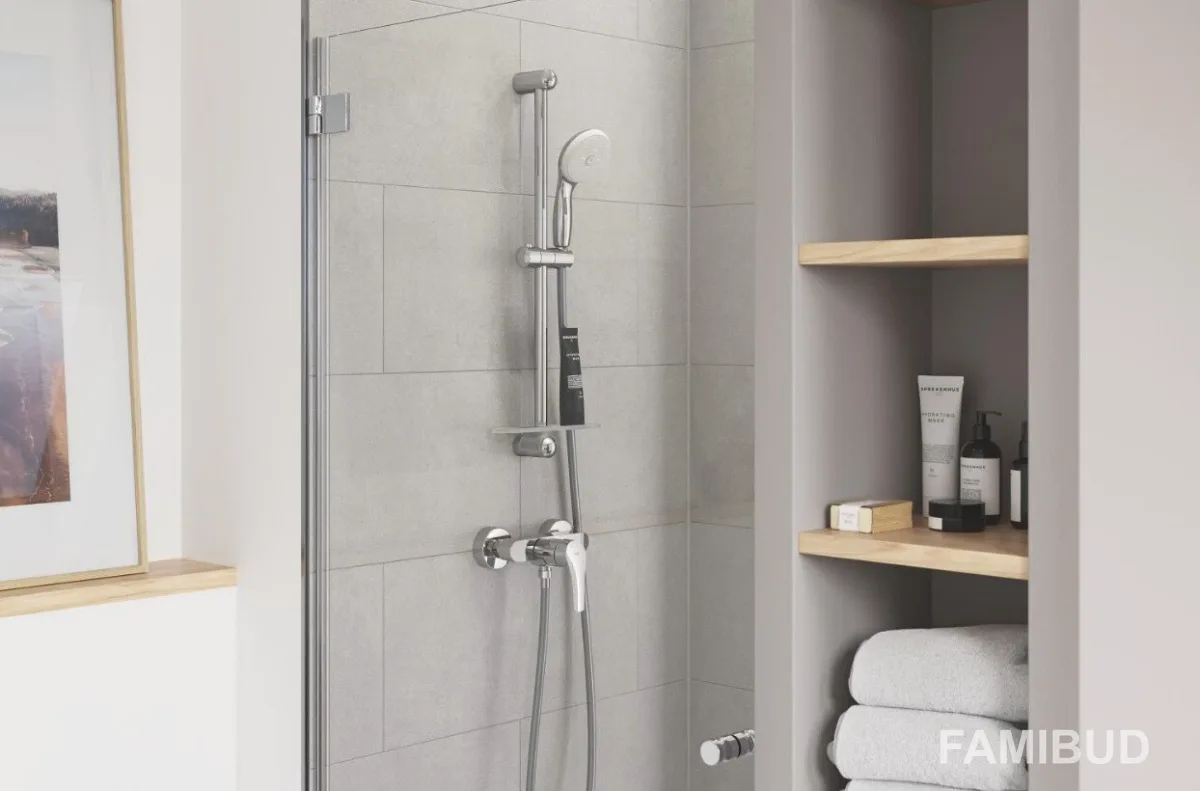Набір змішувачів для душу 3 в 1 Eurosmart UA123244M1, Хром, Grohe