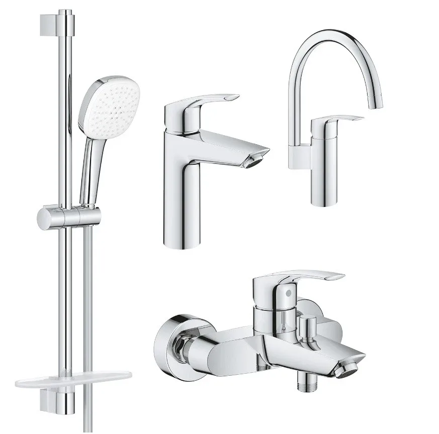 Набір змішувачів 4 в 1 Eurosmart, Grohe
