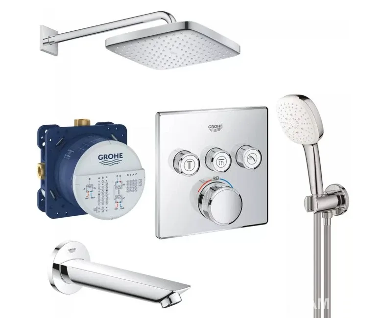 Душова система Grohtherm з Tempesta 250 Cube UA26415SC6, Grohe