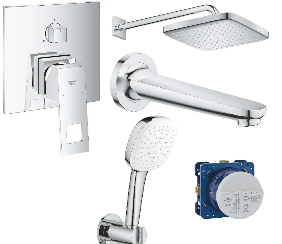 Душова система Eurocube з Tempesta 250 Cube, Grohe