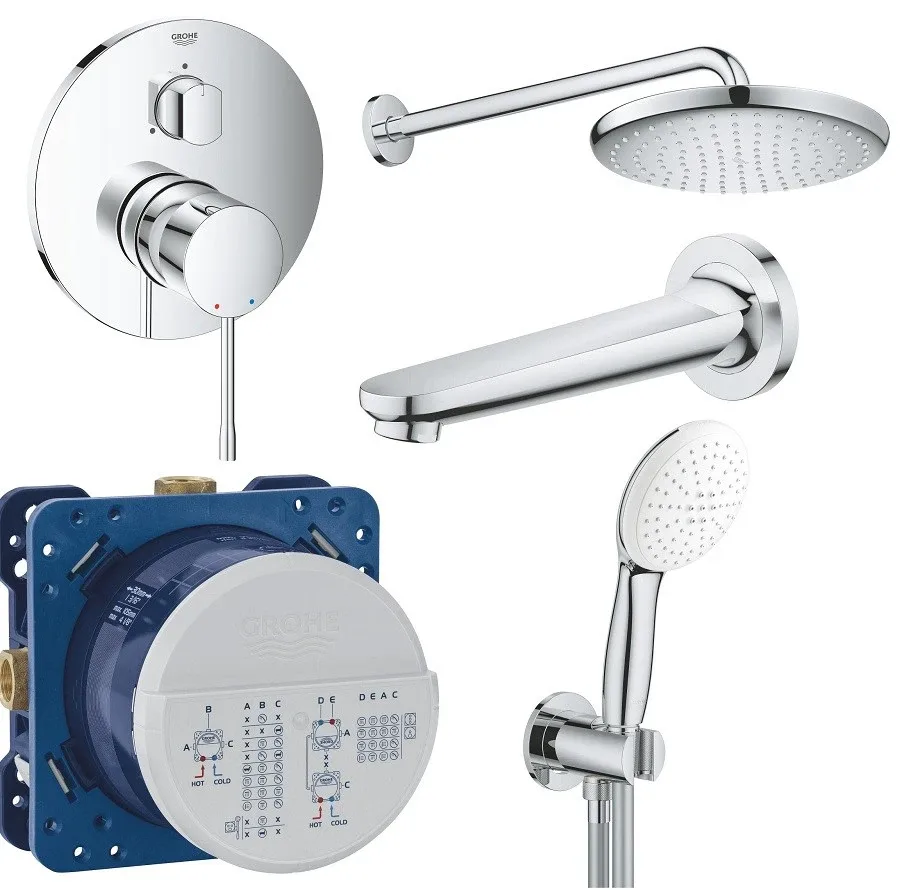 Набір змішувачів 5 в 1 Essence, Grohe