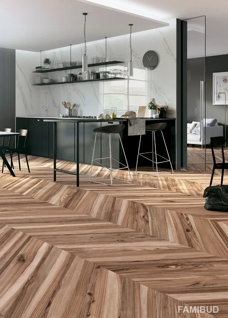 Плитка керамогранітна Koru Nut KO 04 Nat, 200×1200×10, Mirage