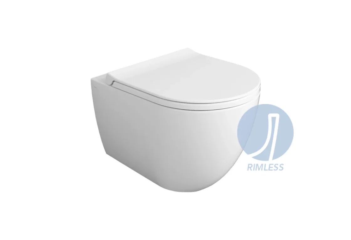 Кришка для унітаза soft-close Vignoni Glossy White, Simas