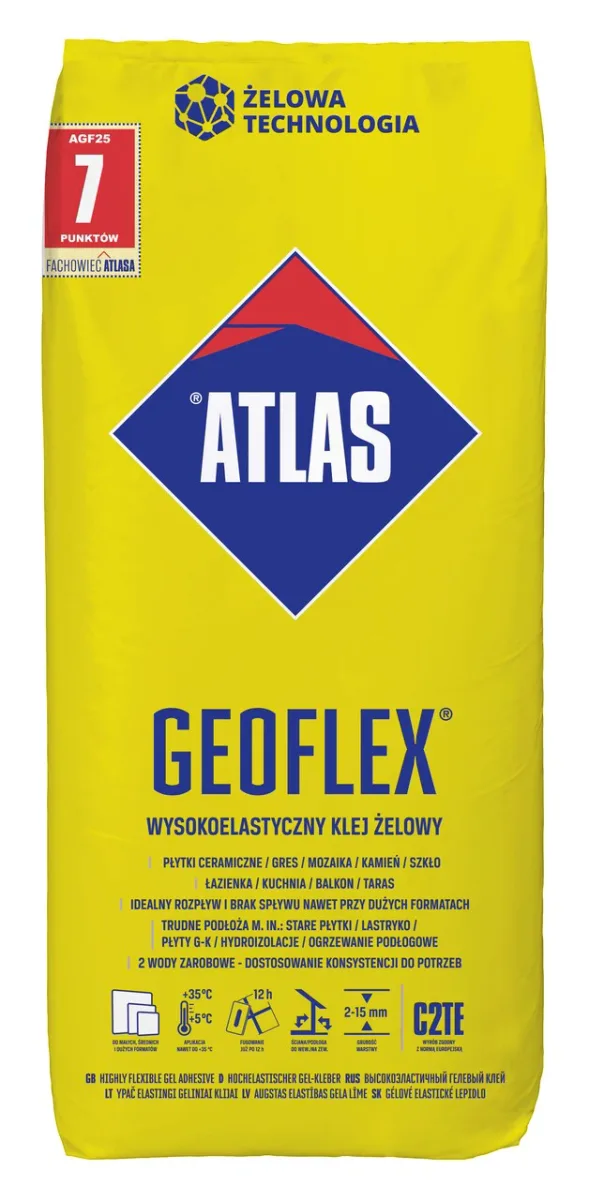 Клей для плитки Geoflex, 22,5 кг, Atlas