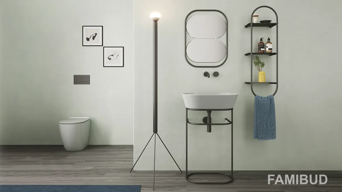 Умивальник WA 02 Wave White matt, Овальна, Simas