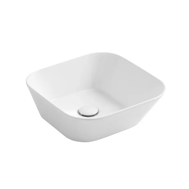 Умивальник WA 03 Wave White matt, Квадратна, Simas