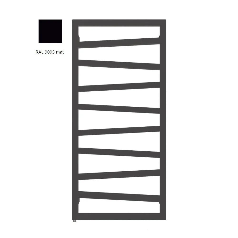 Рушникосушка Zigzag WLZIG107050K9M5E1TS1D, 1070×500, Terma