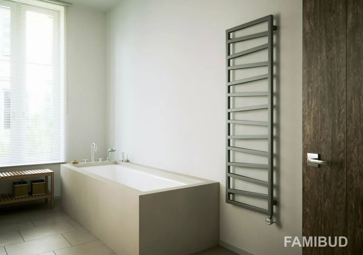 Рушникосушка Zigzag Ral 9005 matt, 1070×500, Terma