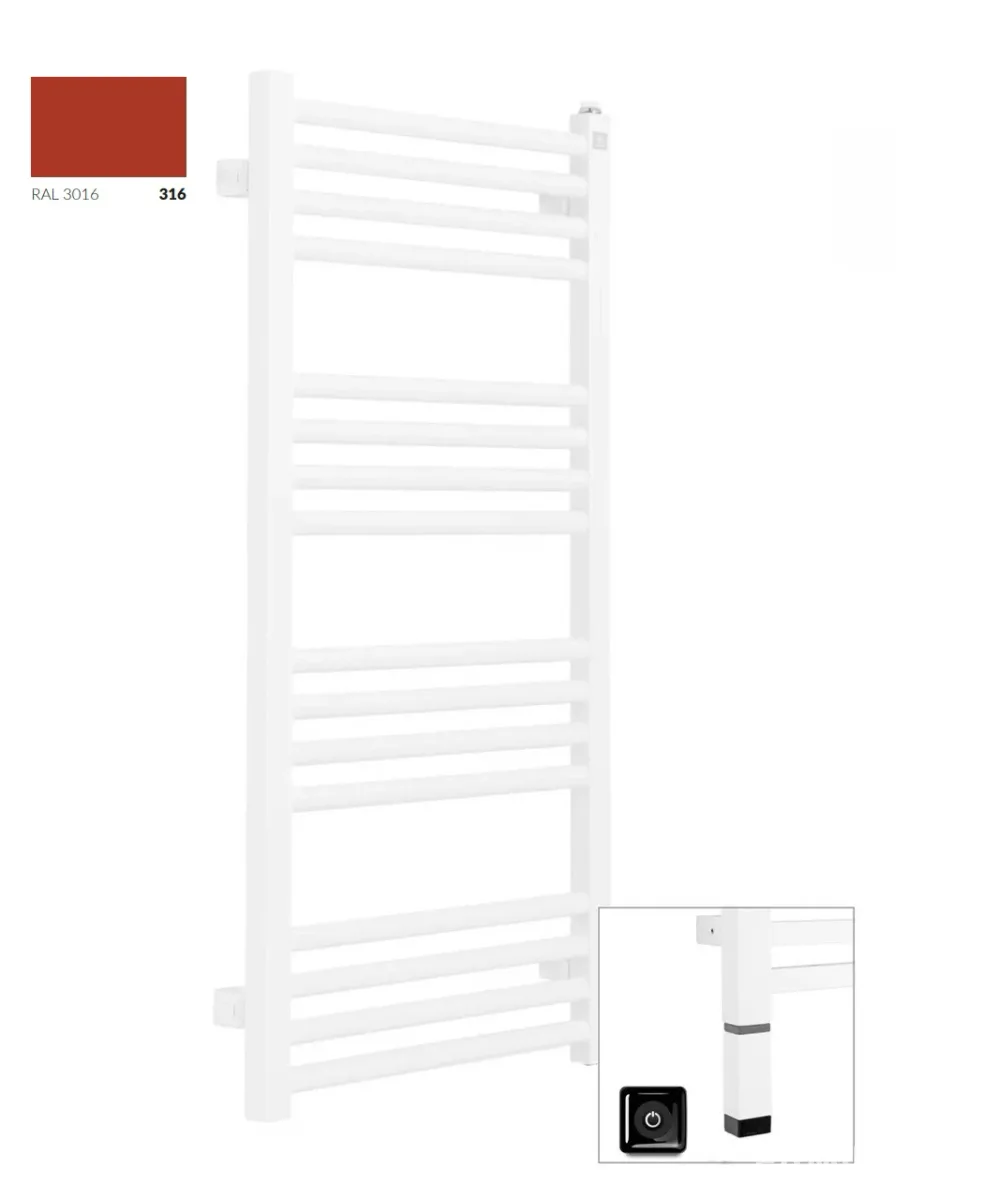 Рушникосушка Fiona One Ral 3016 matt, 1140×430, Terma