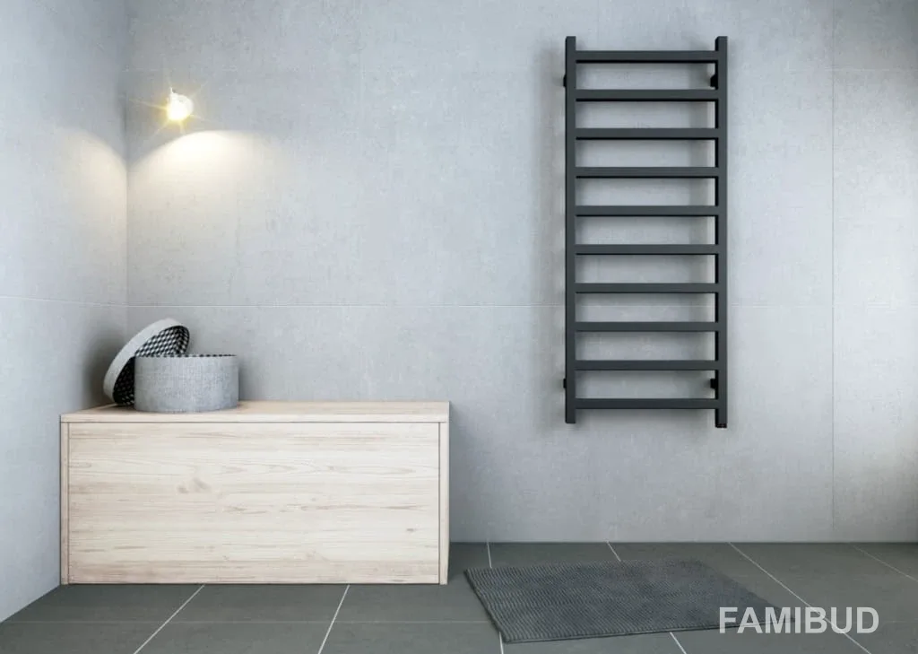 Рушникосушка Simple One Ral 7006, 1200×500, Сірий, Terma