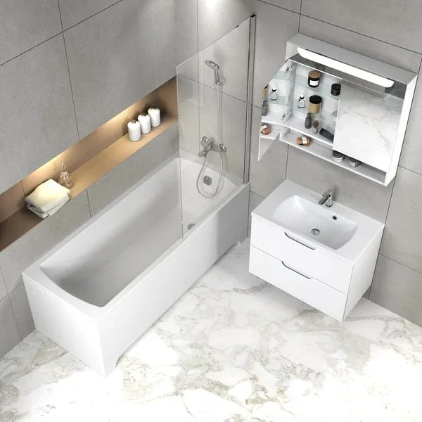 Шафка під умивальник SD Classic II 700 White-Grey, Ravak