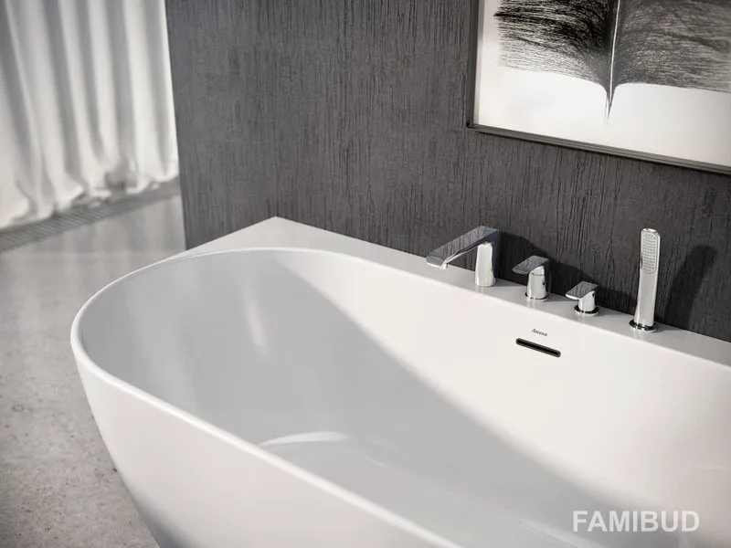 Змішувач для ванни FL 026.00 Flat, Хром, Ravak