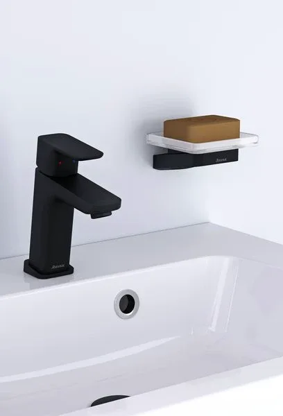 Змішувач для умивальника 10° TD F 012.20, Чорний, Ravak