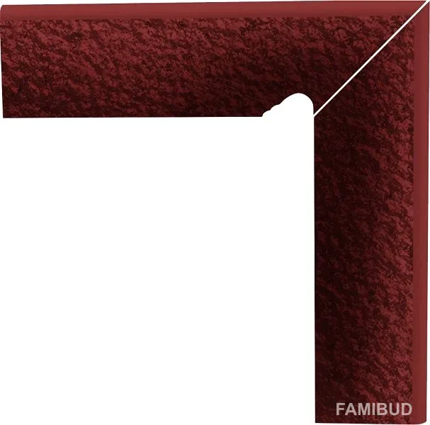 Цоколь Cloud Rosa Правий 2 ел, 8,1×30, Paradyz
