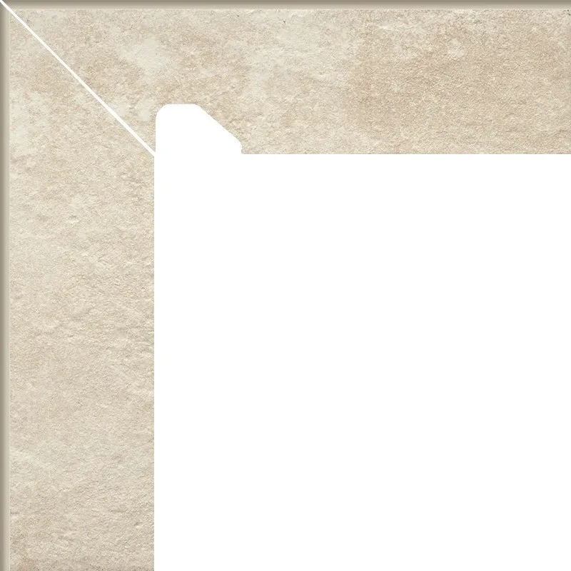Цоколь Scandiano Beige Лівий 2 ел, 8,1×30, Paradyz