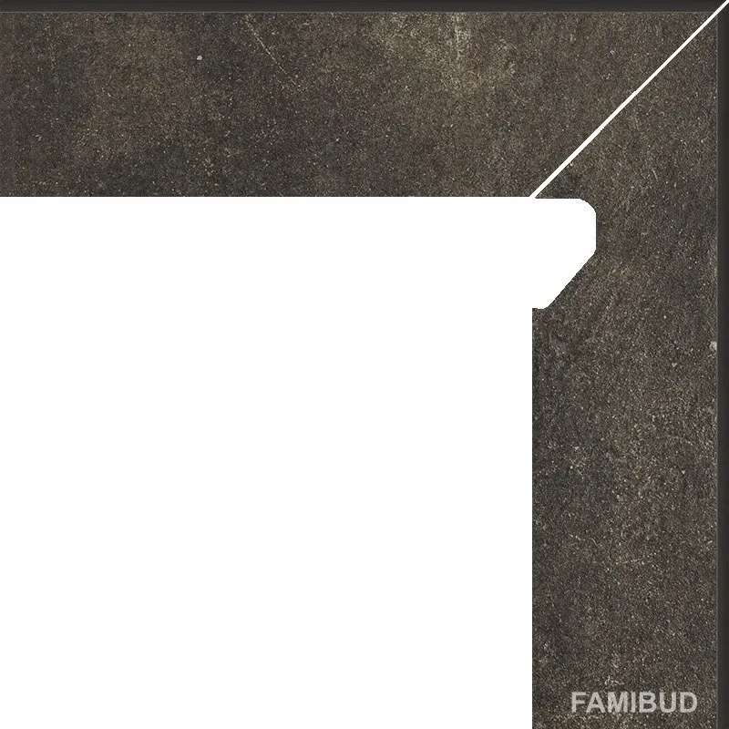 Цоколь Scandiano Brown Правий 2 ел, 8,1×30, Paradyz