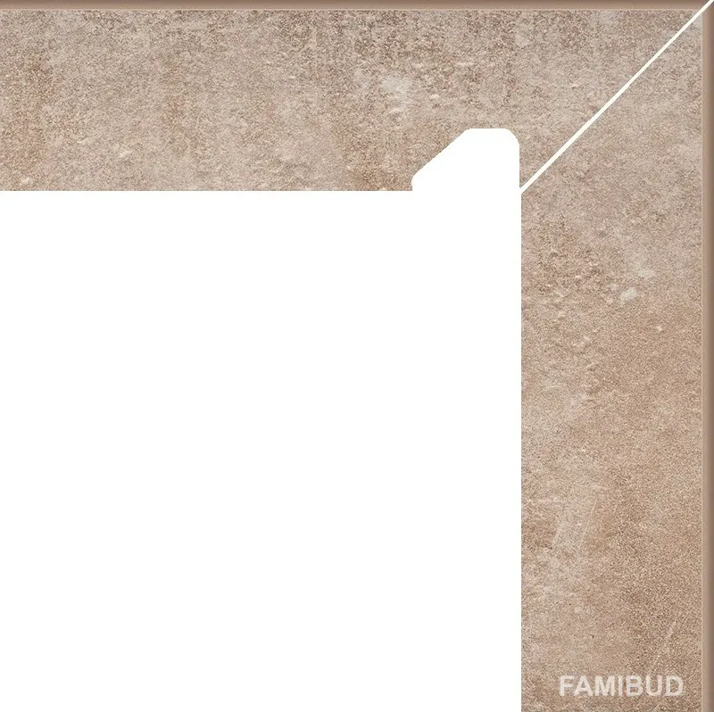 Цоколь правий Scandiano Ochra 2х елементний, 81×300×11, Paradyz
