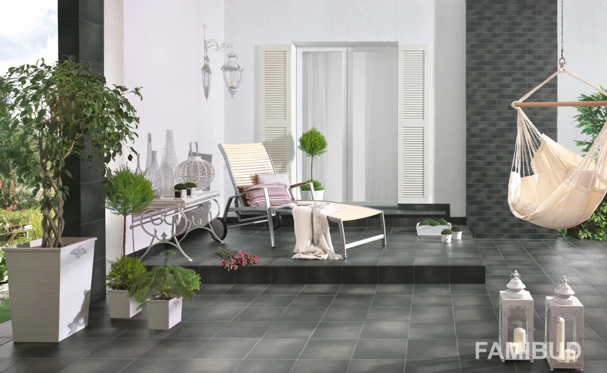 Плитка фасадна Semir Grafit, 65×240, Paradyz