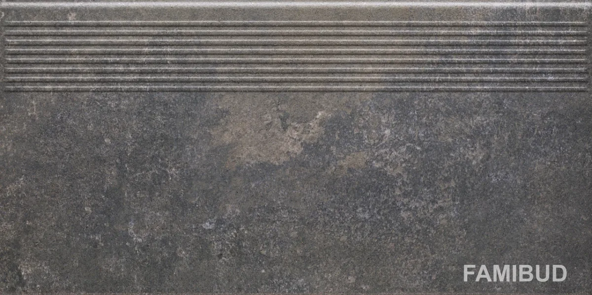 Сходинка пряма Viano Antracite, 30×60, 300×600, Paradyz
