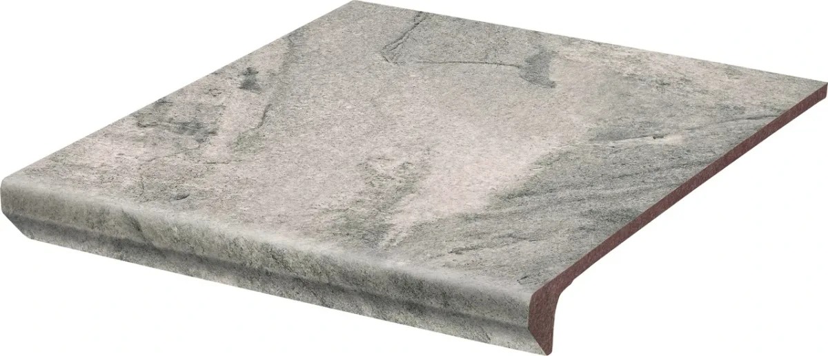 Сходинка з капіносом пряма Mattone Pietra Grafit, 300×330, Paradyz