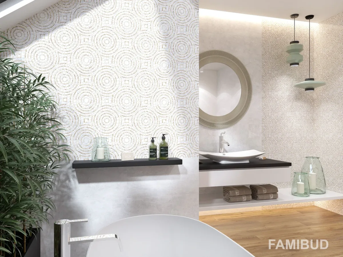 Плитка стінова Zen, 300×600, Сірий, Golden Tile