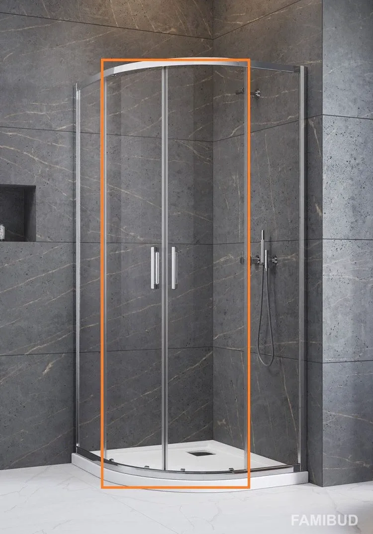 Скло дверей Premium Pro PDD 2000 прозоре, Radaway