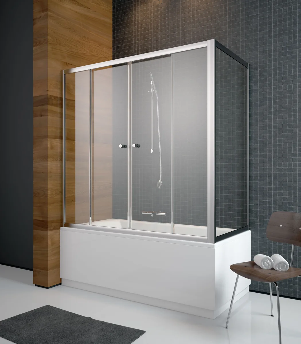 Бокова стінка до шторки Vesta Chrome S фабрік, 800×1500, Radaway