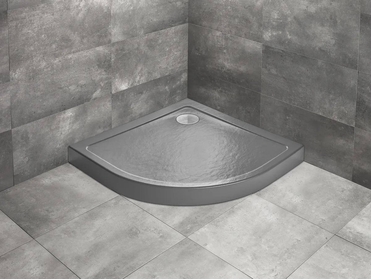 Душовий піддон Doros A Compact Stone, Антрацит, Radaway