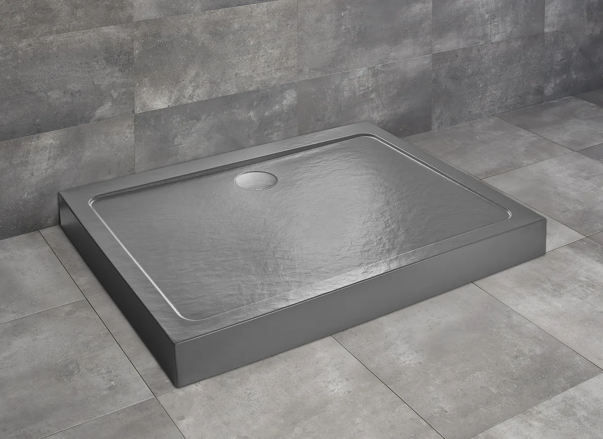 Душовий піддон Doros D Compact Stone, Антрацит, Radaway