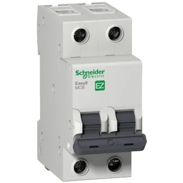 Автоматичний вимикач Schneider Easy9 2 полюса 6А С 4,5 kA EZ9F34206