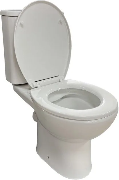 Унітаз-компакт PEARL PRIMA безобідковий з поліпропіленовим сидінням Soft-Close