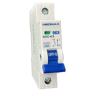 Автоматичний вимикач Neomax 1 полюс 16А С 4,5 кА NXC14516