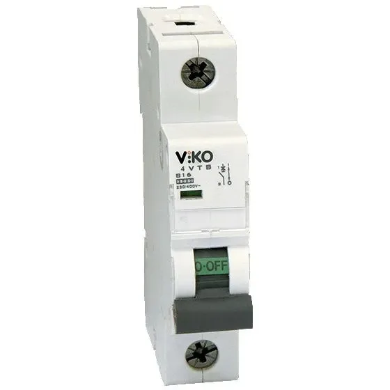 Автоматичний вимикач VIKO 1 полюс 10А С 4,5 230/400V