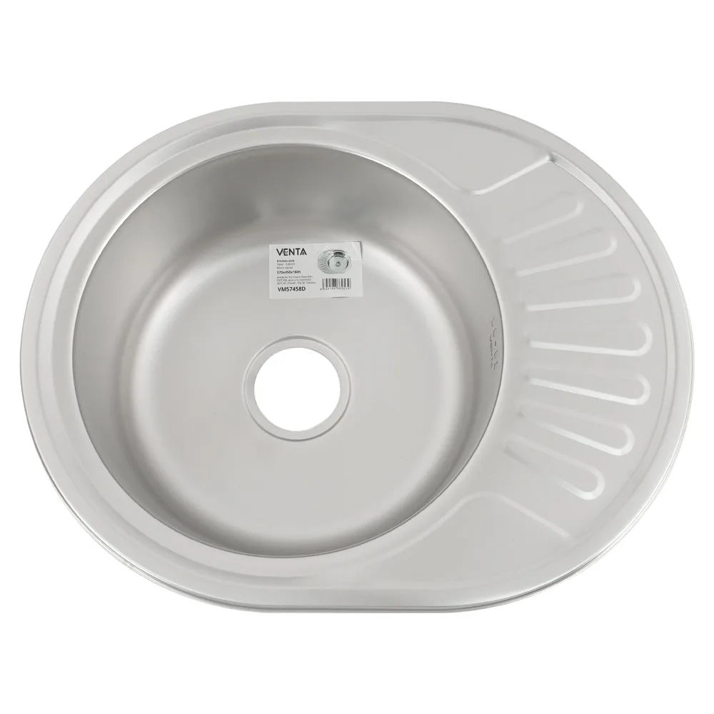 Мийка для кухні VENTA Micro decor 570×450 VM57458D