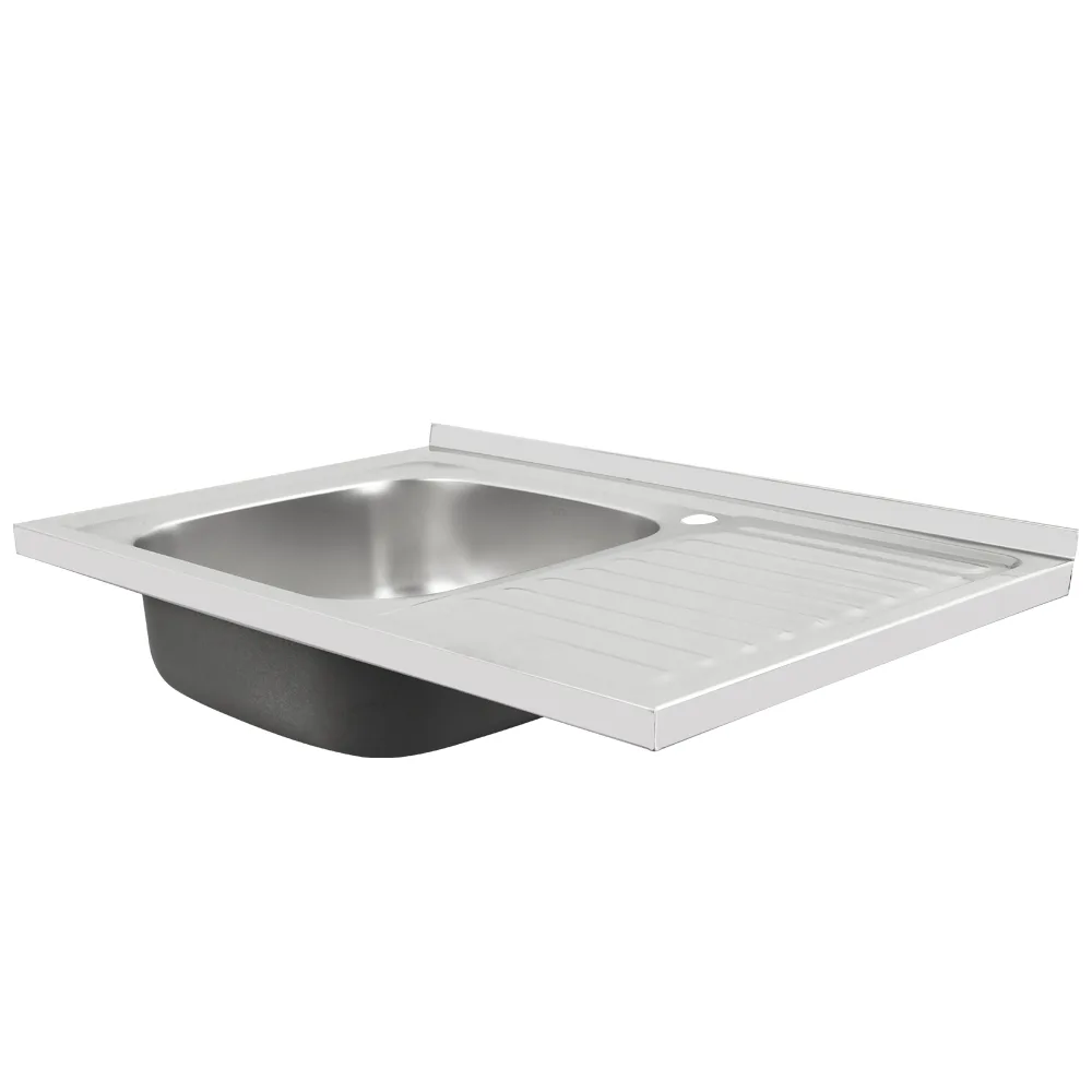 Мийка для кухні накладна VENTA Satin 500×800 VM8058LS