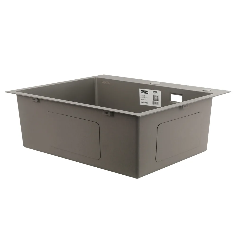 Мийка для кухні інтегрована VENTA Gray 600×500 BVM6050G