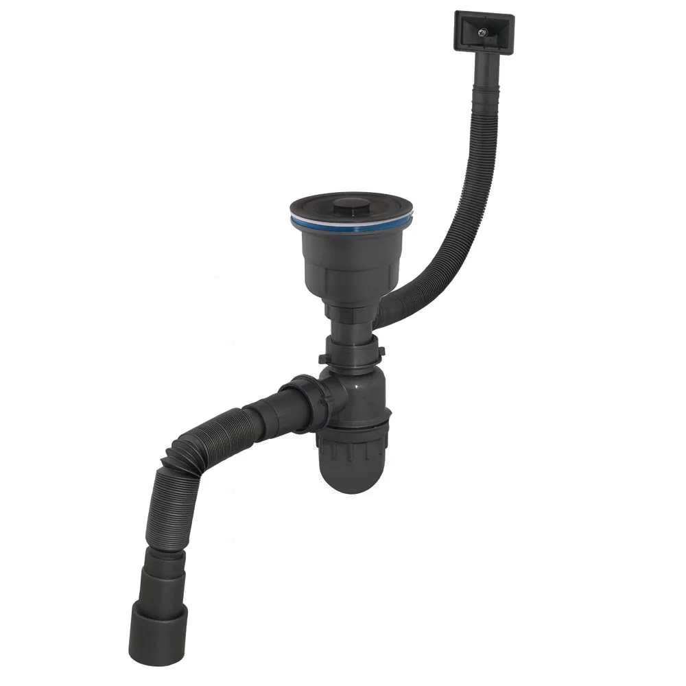 Мийка для кухні інтегрована VENTA Black 600×500 BVM6050B