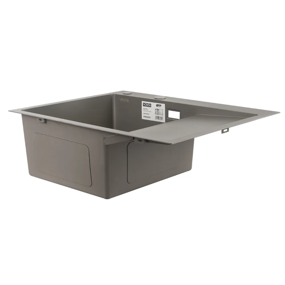 Мийка для кухні інтегрована VENTA Gray 630×500 BVM6350G