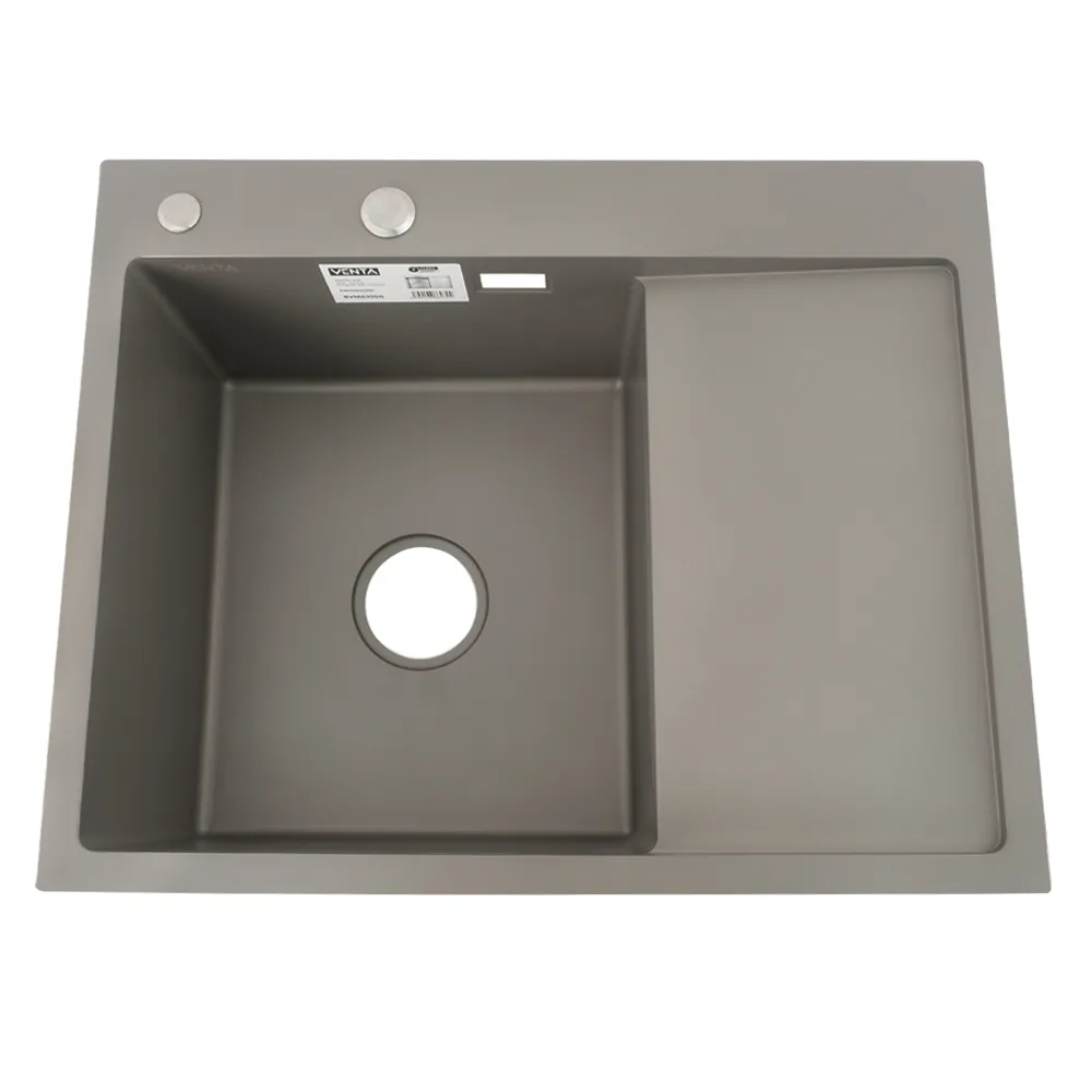 Мийка для кухні інтегрована VENTA Gray 630×500 BVM6350G