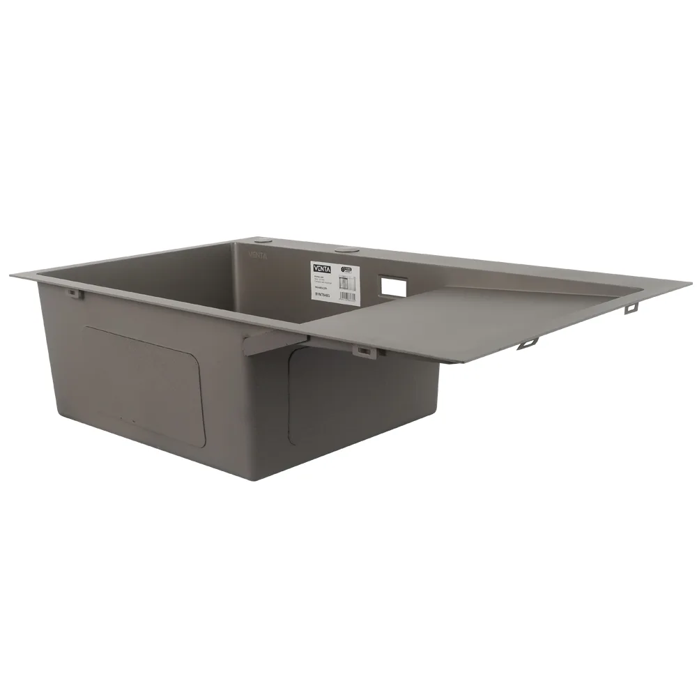 Мийка для кухні інтегрована VENTA Gray 780×480 BVM7848G