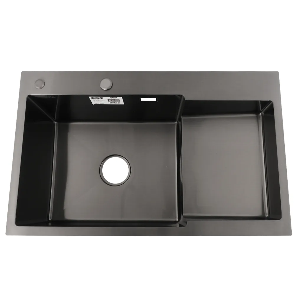 Мийка для кухні інтегрована VENTA Black 780×490 BVM7849B