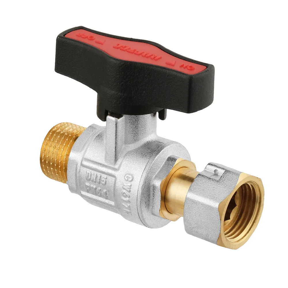 Кран кульовий з накидною гайкою Raftec GOLD PN64 ВЗ 1/2" GRGMS1