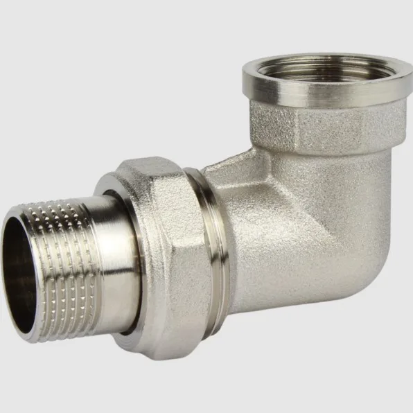 Американка кутова УЗКМ нікель ВЗ 1/2"