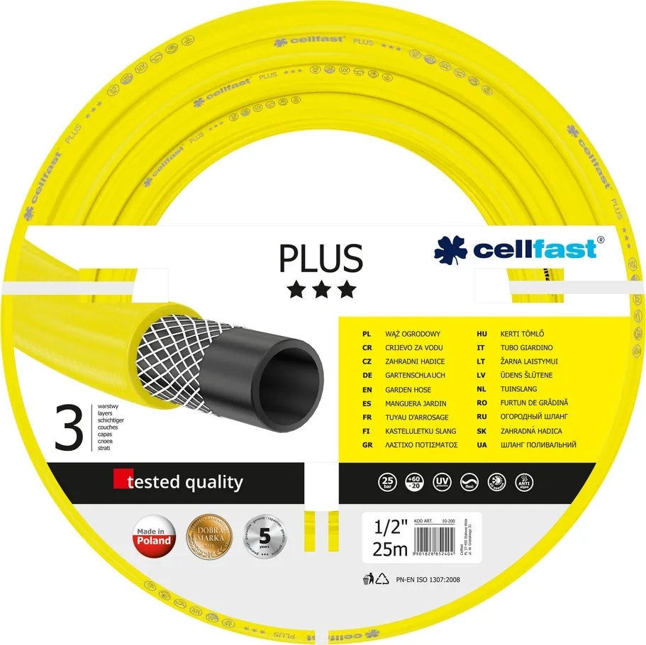 Шланг для поливу Cellfast "PLUS" 10-221 3/4" 50 м