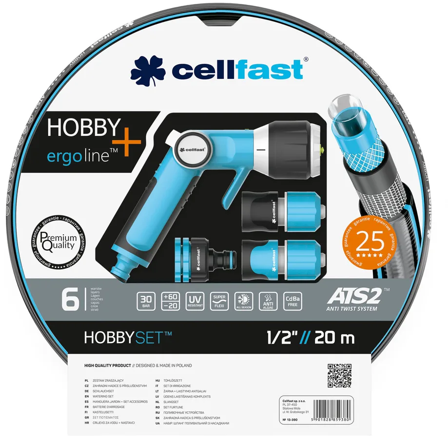 Шланг для поливу Cellfast "HOBBY ATS2 " 16-230 1" 25 м