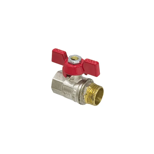 Кран кульовий ЭКО PN20 ЗВ 1/2" EKB-11 метелик