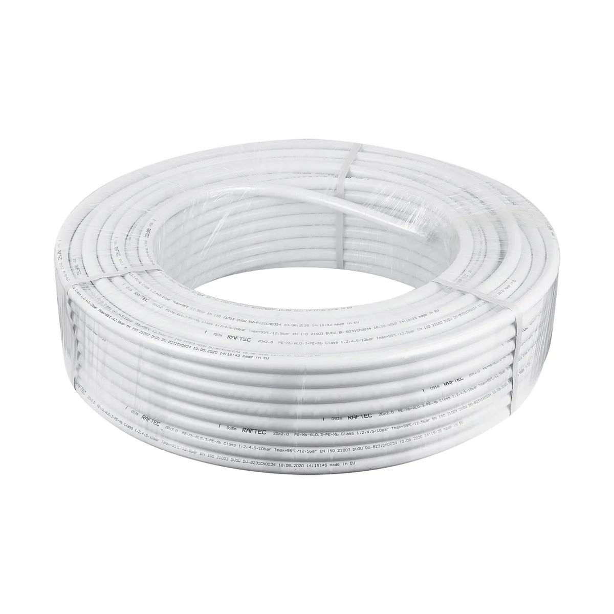 Труба металопластикова RAFTEC White (PEX-B/AL/PEX-B) (MPT2020) 20×2.0 мм MPT2020