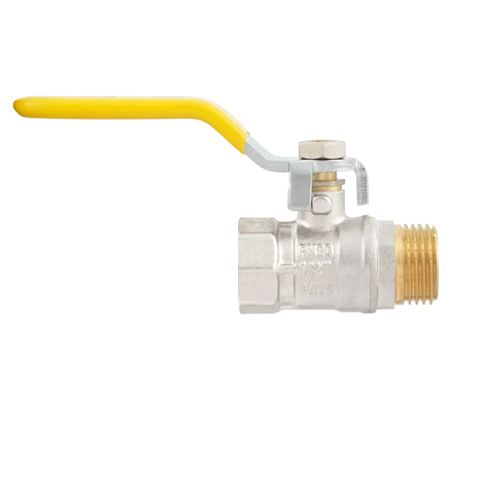 Кран кульовий ЭКО PN20 ЗВ 1/2" EKH-11-Y ручка